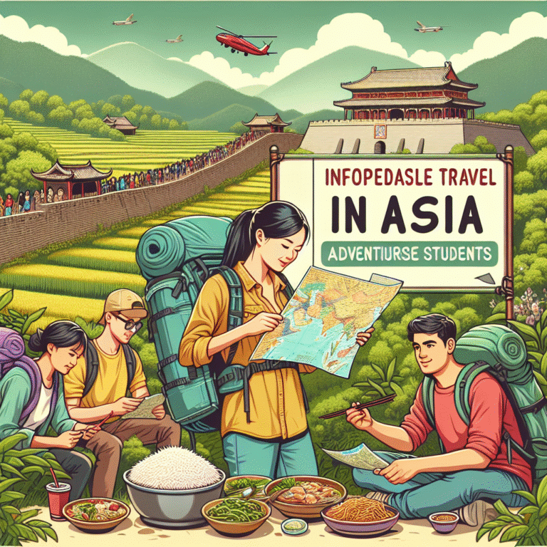 Top cheap Asian countries for adventurous students