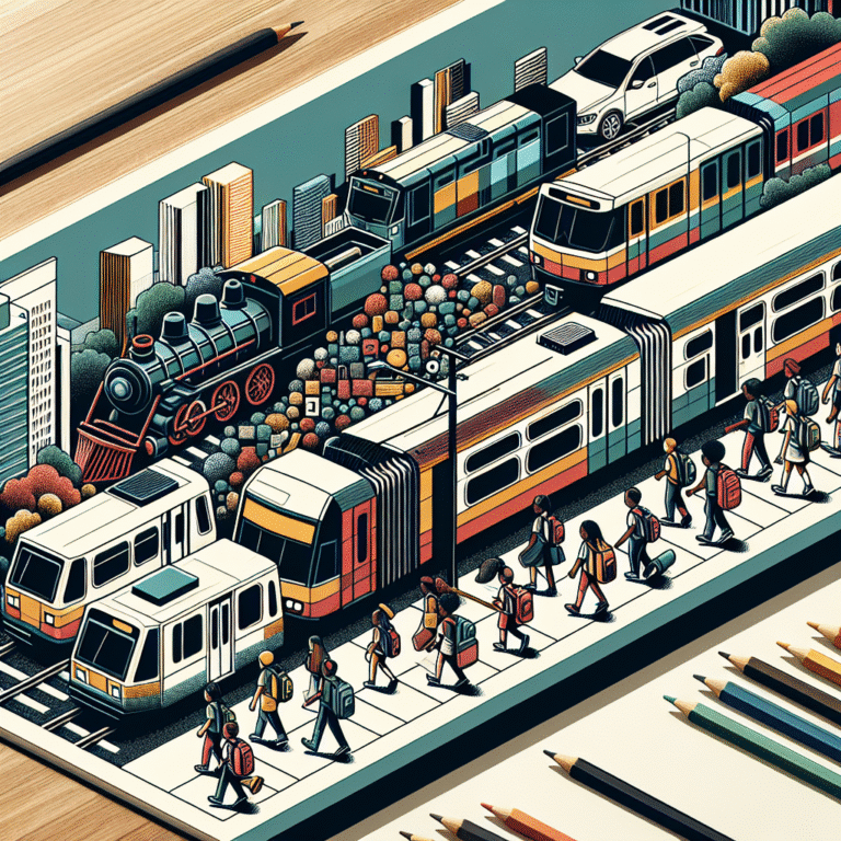 low-cost trains and buses for students