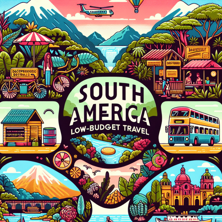 Low-budget travel destinations in vibrant South America