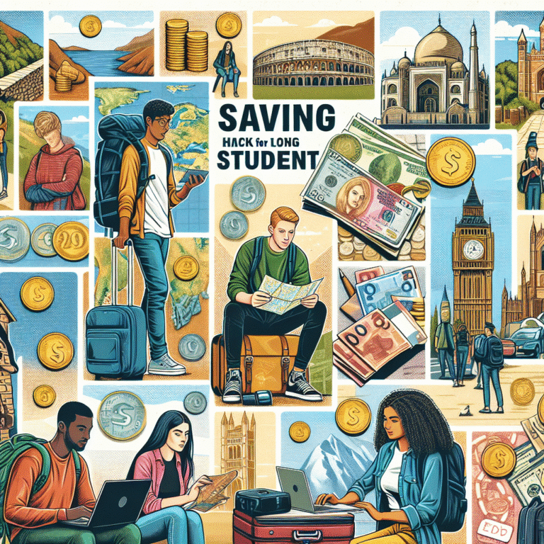 saving hacks for long student trips