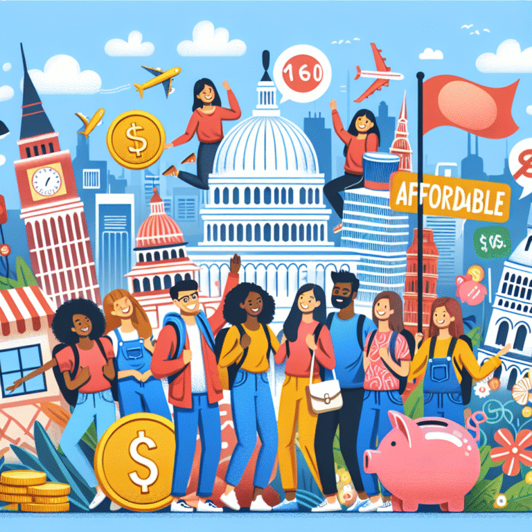 top budget-friendly cities for student groups