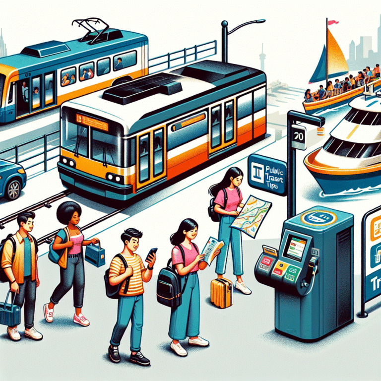 public transport tips for students traveling cheaply