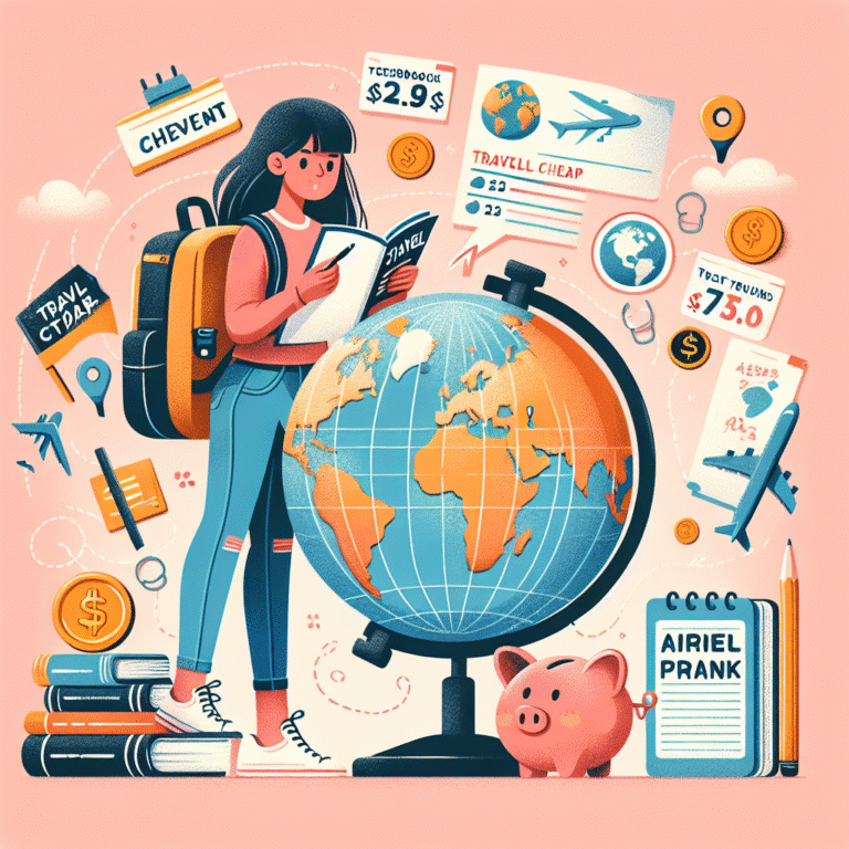 how to travel cheap as a student
