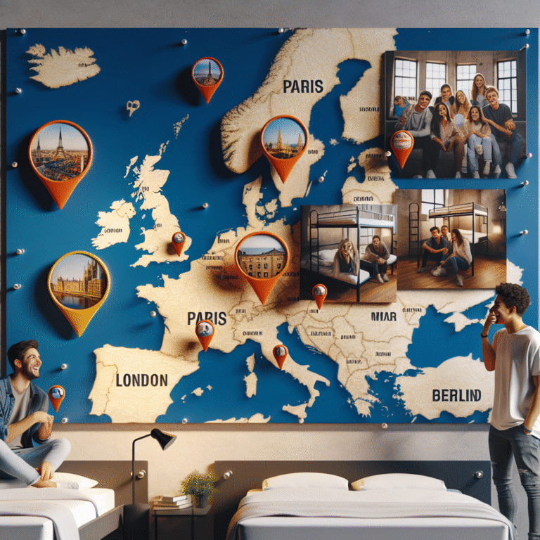 student-friendly hostels in popular European cities