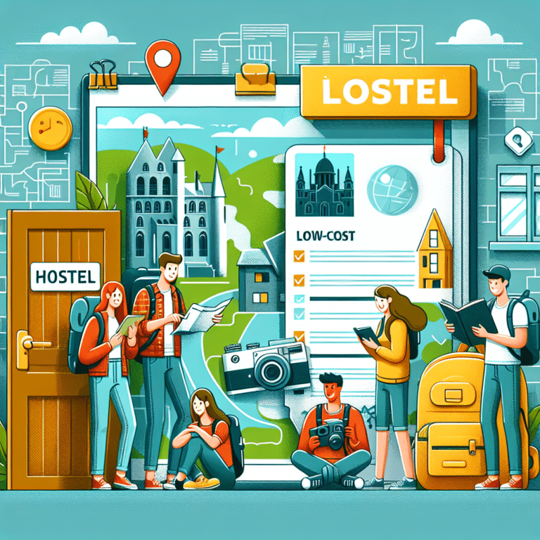 student travel guide to low-cost hostels